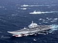 Biên đội tàu sân bay Liêu Ninh, Hải quân Trung Quốc. Ảnh: Sina