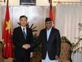 Ngày 16/8/2017, Phó Thủ tướng Trung Quốc Uông Dương hội kiến Thủ tướng Nepal Sher Bahadur Deuba. Ảnh: Chinanews.