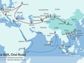 Chiến lược "Vành đai, con đường" của Trung Quốc. Ảnh: Asia Times.