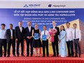 Hòa Phát cung cấp container “Made in Vietnam” cho Hãng tàu Hapag-Lloyd