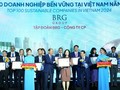 Tập đoàn BRG lần thứ tư liên tiếp được vinh danh "Doanh nghiệp bền vững Việt Nam"