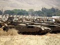 Dàn xe tăng Merkava của quân đội Israel