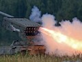 Hệ thống pháo phản lực nhiệt áp Buratino TOS=1 khai hỏa