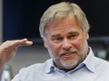 Ông Eugene Kaspersky, chủ tịch kiêm CEO công ty Kaspersky Lab, trong một cuộc phỏng vấn tại New York - Ảnh: Reuters