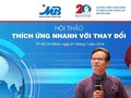 Hội thảo là một trong những hoạt động trọng tâm hướng tới kỷ niệm 20 năm thành lập MB khu vực phía Nam