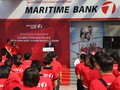 Ông Trần Anh Tuấn - Chủ tịch Maritime Bank phát biểu tại roadshow mừng sinh nhật 25 năm của ngân hàng vào đầu tháng 8.