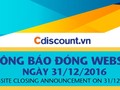 Cdiscount.vn sẽ đóng cửa vào 31/12/2016