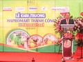 Ông Vũ Thanh Sơn - Tổng giám đốc Hapro phát biểu tại Lễ khai trương