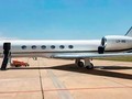 Chiếc chuyên cơ này hiệu Gulfstream V do Messi mua từ hai năm trước với giá khoảng 13 triệu euro. Ảnh HLN