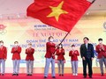 Tối 13/7, đoàn Thể thao Việt Nam (TTVN) đã chính thức làm lễ xuất quân hướng tới Olympic Tokyo 2020 . Ảnh TT