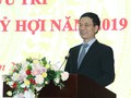 Bộ trưởng Bộ TT&TT Nguyễn Mạnh Hùng phát biểu tại buổi gặp mặt