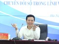 Bộ trưởng Bộ TT&TT Nguyễn Mạnh Hùng. Ảnh Mic