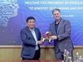 Ông Keith Strier - Phó Chủ tịch Tập đoàn NVIDIA trong buổi làm việc với Bộ trưởng Nguyễn Chí Dũng (Ảnh:Bộ Kế hoạch và Đầu tư)