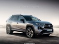 Hình ảnh dự đoán về thiết kế của Toyota RAV4 2019 hoàn toàn mới.