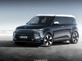 Hình ảnh dựng của Kia Soul 2020 dựa trên những gì mà các phóng viên đã chụp được khi mẫu xe này chạy thử trên đường.  (Nguồn Carscoops)