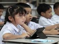 Máy tính bảng cũng đã trở nên quen thuộc với nhiều học sinh. Ảnh: thegioididong