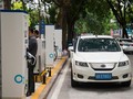 Một trạm nạp điện cho ô tô tại Trung Quốc.