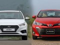 Accent và Vios, hai sản phẩm bán chạy nhất của mỗi thương hiệu.