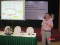 Ông Phó Đức Sơn - Chủ tịch Hội Mã số Mã vạch Việt Nam thuyết trình tại hội thảo