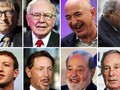 Các tỷ phú nổi tiếng thế giới, trong đó có cựu Chủ tịch Microsoft Bill Gates, CEO Amazon Jeff Bezos, CEO Facebook Mark Zuckerberg (ảnh Youngisthan)