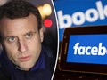 Tổng thống Pháp Emmanuel Macron đã đạt được thỏa thuận về việc giám sát nội dung với Facebook (ảnh: Daily Express)