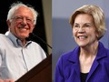 Bà Elizabeth Warren (phải) nhiều khả năng trở thành ứng cử viên Tổng thống duy nhất của đảng Dân chủ đấu với ông Trump năm 2020