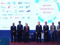 Đại diện các doanh nghiệp lớn tham gia Liên minh Chuyển đổi Số