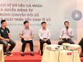 Các chuyên gia thảo luận tại hội thảo về bảo vệ dữ liệu cá nhân (ảnh: Đăng Khoa)