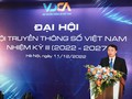 Thứ trưởng Bộ TT&TT Nguyễn Huy Dũng phát biểu tại Đại hội VDCA nhiệm kỳ III.