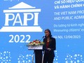 Bà Ramla Khalidi, đại diện thường trú UNDP phát biểu tại sự kiện công bố báo cáo PAPI 2022