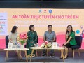 Các diễn giả trong phần giao lưu tại toạ đàm