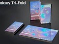 Ảnh dựng điện thoại gập ba của Samsung
