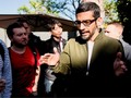 Ông Sundar Pichai, CEO của Google trả lời các phóng viên tại Google I/O 2018 (Ảnh Business Insider)
