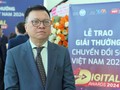 Ông Lê Quốc Minh, Uỷ viên Trung ương Đảng, Tổng biên tập Báo Nhân dân, Phó Trưởng ban Tuyên giáo Trung ương, Chủ tịch Hội Nhà báo Việt Nam. (Ảnh: Đình Huy)