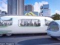 Mô hình xe bus không người lái ở Singapore
