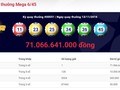 Kỳ quay thứ 51 xổ số Mega 6/45 đã tìm được người trúng đặc biệt thứ 3 ở Việt Nam, với trị giá giải thưởng hơn 71 tỷ đồng.