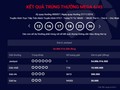 Kết qủa trúng thưởng Mega 6/45 ngày 27/11 được công bố trên trang chủ Vietlott
