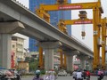 Dự án Đường sắt Cát Linh - Hà Đông do doanh nghiệp Trung Quốc làm tổng thầu bị chậm tiến độ nghiêm trọngẢnh: VĂN DUẨN