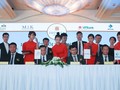 Lễ ký hợp đồng hợp tác giữa VPBank và HBI cho dự án Imperia Garden. (Ảnh: Internet)