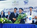 Ông Bùi Xuân Huy - Tổng giám đốc Novaland ký kết hợp tác cùng đối tác chiến lược Hải Âu chiều 7/3 