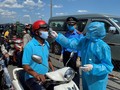 Ra quân ở 62 chốt trạm kiểm soát bệnh dịch COVID-19 (Ảnh: Phú An)