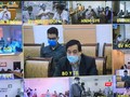 Hội chẩn trực tuyến cấp quốc gia điều trị bệnh nhân COVID-19 nặng với Bộ Y tế và các chuyên gia đầu ngành trên toàn quốc (Ảnh: TTKT)