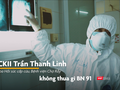 BS Trần Thanh Linh từ khu điều trị bệnh nhân nặng COVID-19 tại “tâm dịch” Đà Nẵng cho hay BN416 tổn thương phổi không thua gì BN91, tiên lượng nặng (Ảnh: Hòa Bình chụp màn hình video)