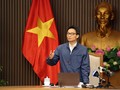 Phó Thủ tướng Vũ Đức Đam, Trưởng Ban Chỉ đạo quốc gia phòng chống dịch COVID-19 nhấn mạnh: "Các biện pháp chống dịch COVID-19 phải nâng lên một mức để đón Tết an toàn". Ảnh: Đình Nam/VGP 
