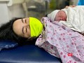 Thiên thần nhỏ chào đời trong khu cách ly Quảng Ninh (Ảnh: BVCC) 