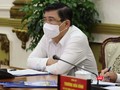 Chủ tịch UBND TP.HCM Nguyễn Thành Phong chỉ đạo cán bộ không tiếp khách tại công sở, trừ trường hợp có thư mời đích danh. Ảnh: TTBC