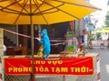 Khu vực phong toả vì có bệnh nhân COVID-19 Ảnh CDC TP.HCM