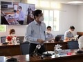 Bác sĩ Nguyễn Hữu Hưng - Phó Giám đốc Sở Y tế TP.HCM thông tin về số ca bệnh COVID-19 tại TP.HCM. Ảnh: Khang Minh