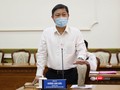 Ông Dương Anh Đức - Phó chủ tịch UBND TP.HCM thông tin về việc thành phố áp dụng nhiều biện pháp tăng cường từ 0 giờ ngày 23-8