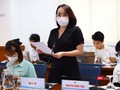 Phó Chánh Văn phòng Sở Y tế TP.HCM, bà Lê Thiện Quỳnh Như phát biểu tại họp báo chiều ngày 25/8